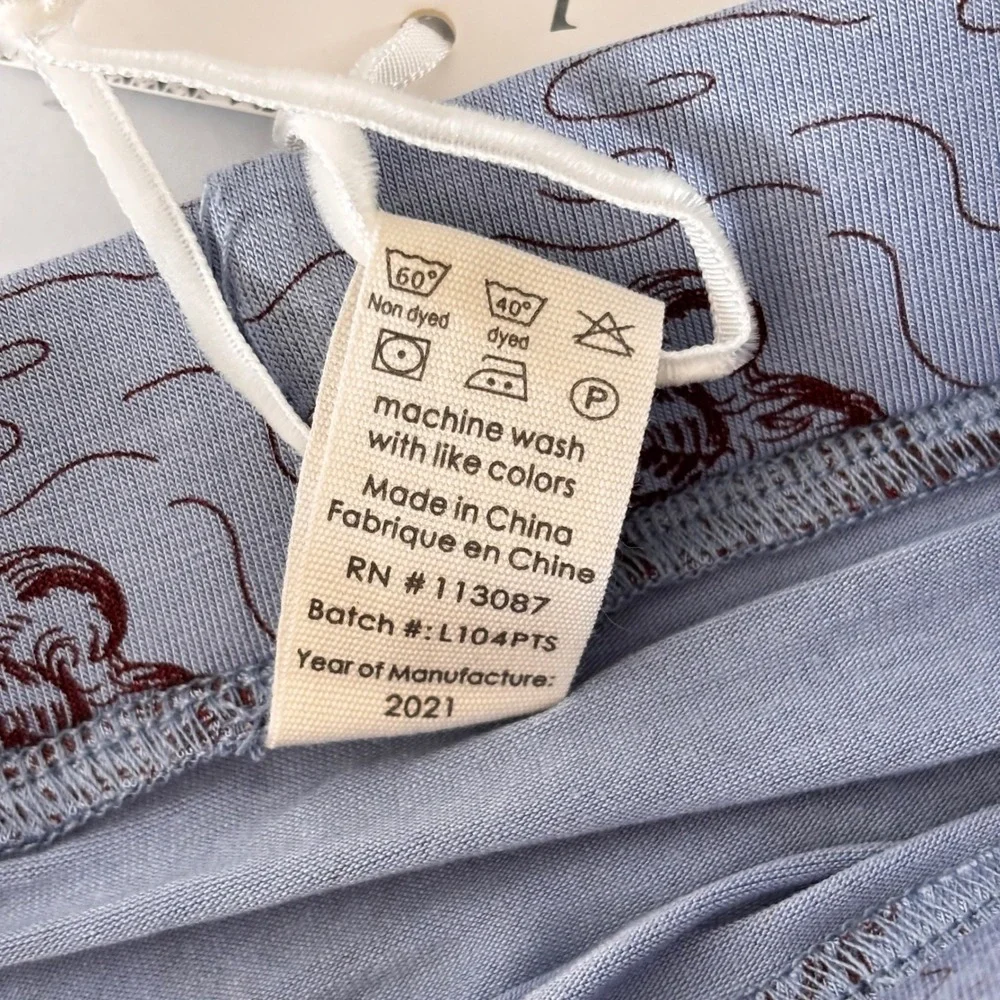 Kate Quinn Retro Baby Bloomer Bottom Size 12-18m Sea Otters Blue Bamboo New